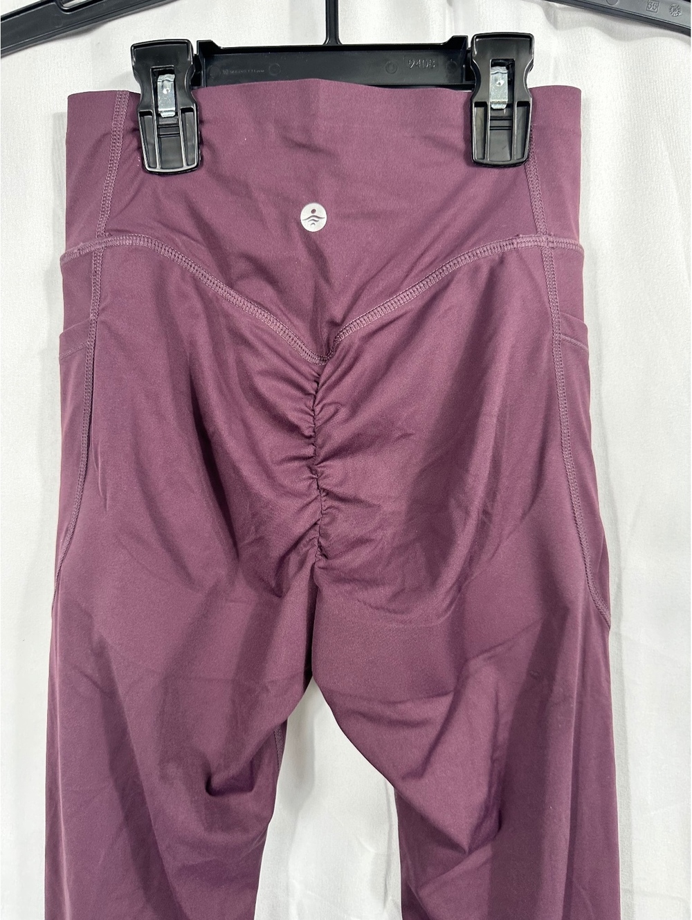 Halara Purple High-Rise Scrunch Leggings with Side Pockets XS